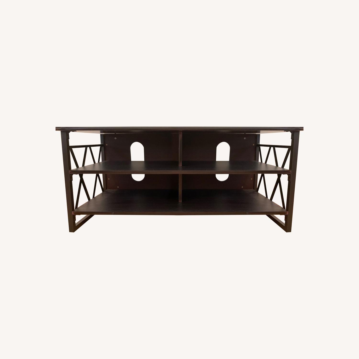 Dark Brown Espresso TV Stand AptDeco