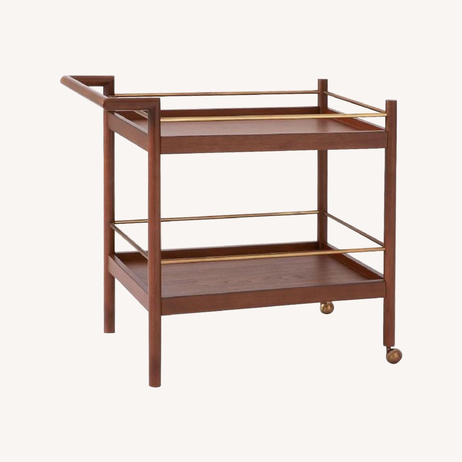 West Elm MidCentury Bar Cart AptDeco