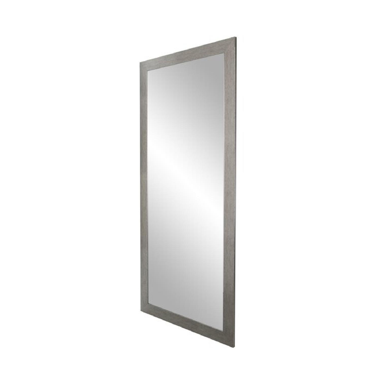 Laurel Crown Full Length Silver Floor Mirror AptDeco