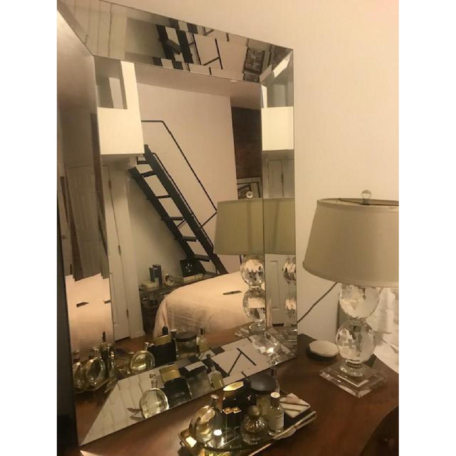 Pottery Barn Beveled Glass Rectangular Mirror - image-3