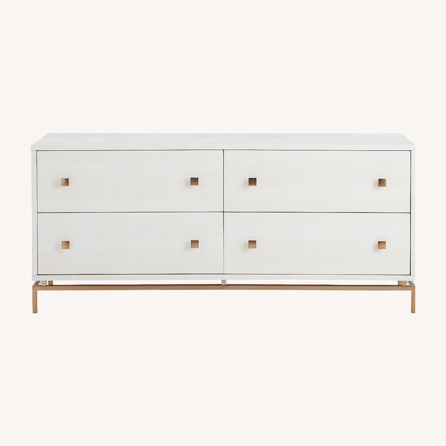 CB2 Ivory Low Dresser AptDeco