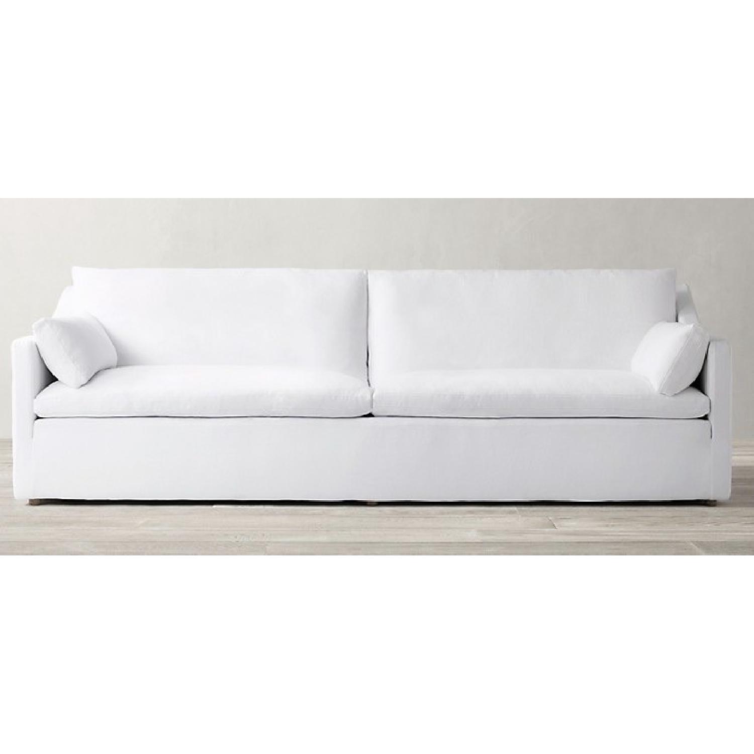 Restoration Hardware Cloud Slope Arm Sofa - image-5