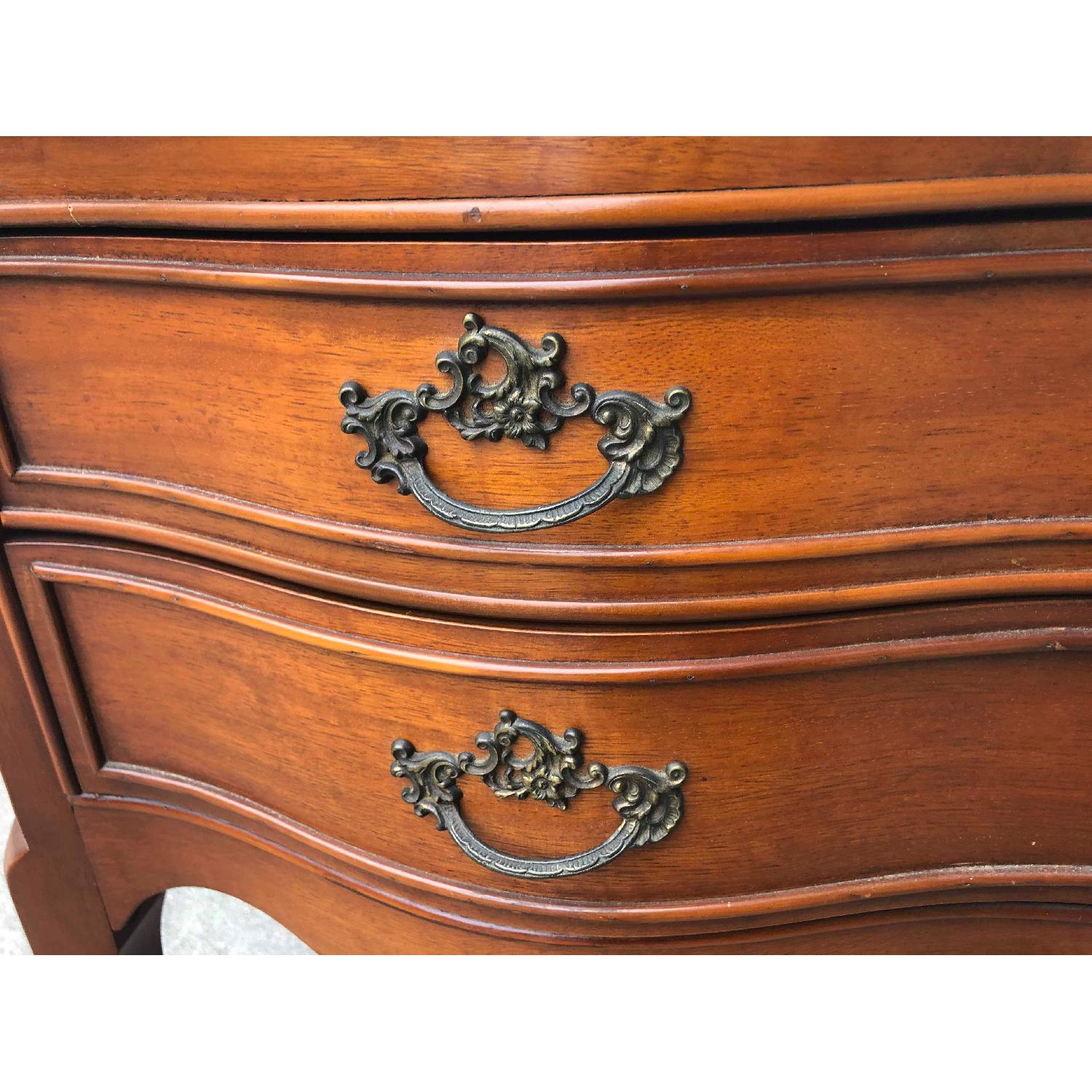 Vintage Louis XV Style Decorated With Brass Nightstand - image-11