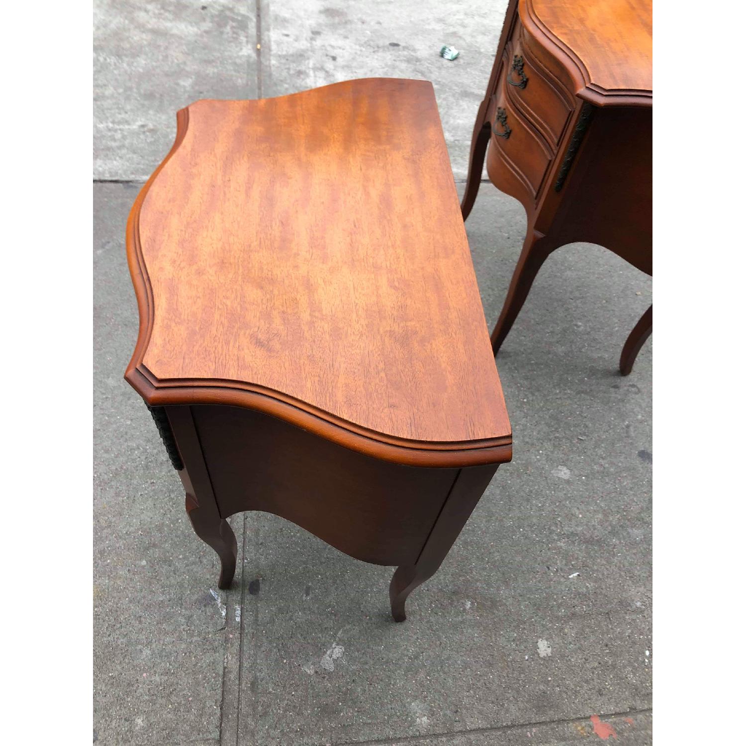 Vintage Louis XV Style Decorated With Brass Nightstand - image-14