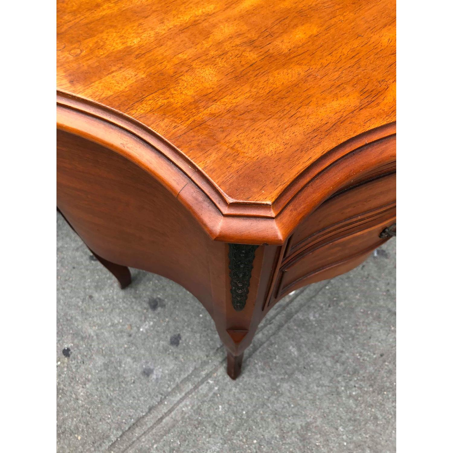 Vintage Louis XV Style Decorated With Brass Nightstand - image-16