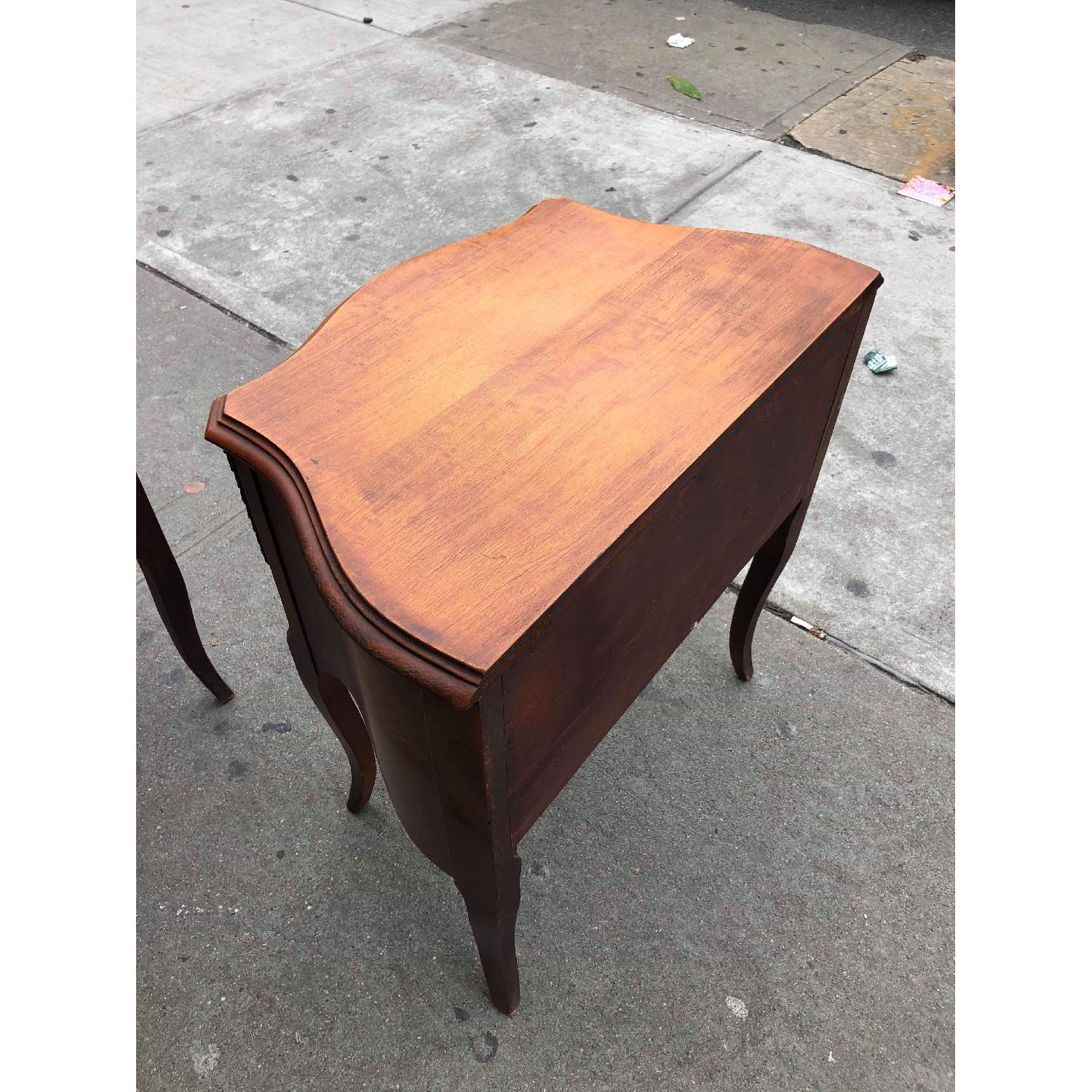 Vintage Louis XV Style Decorated With Brass Nightstand - image-17
