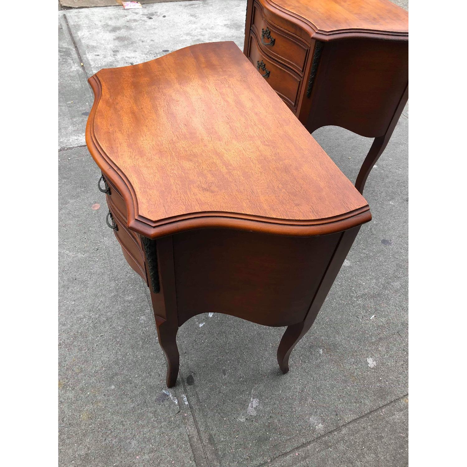 Vintage Louis XV Style Decorated With Brass Nightstand - image-18