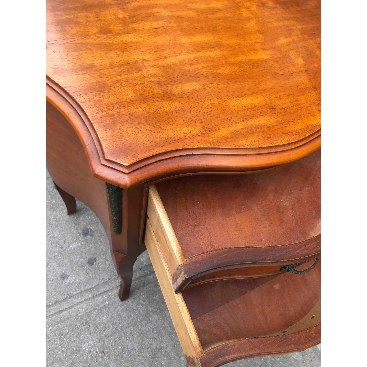 Vintage Louis XV Style Decorated With Brass Nightstand - image-19