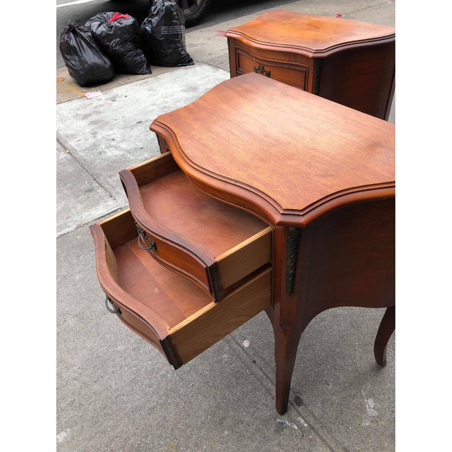 Vintage Louis XV Style Decorated With Brass Nightstand - image-20
