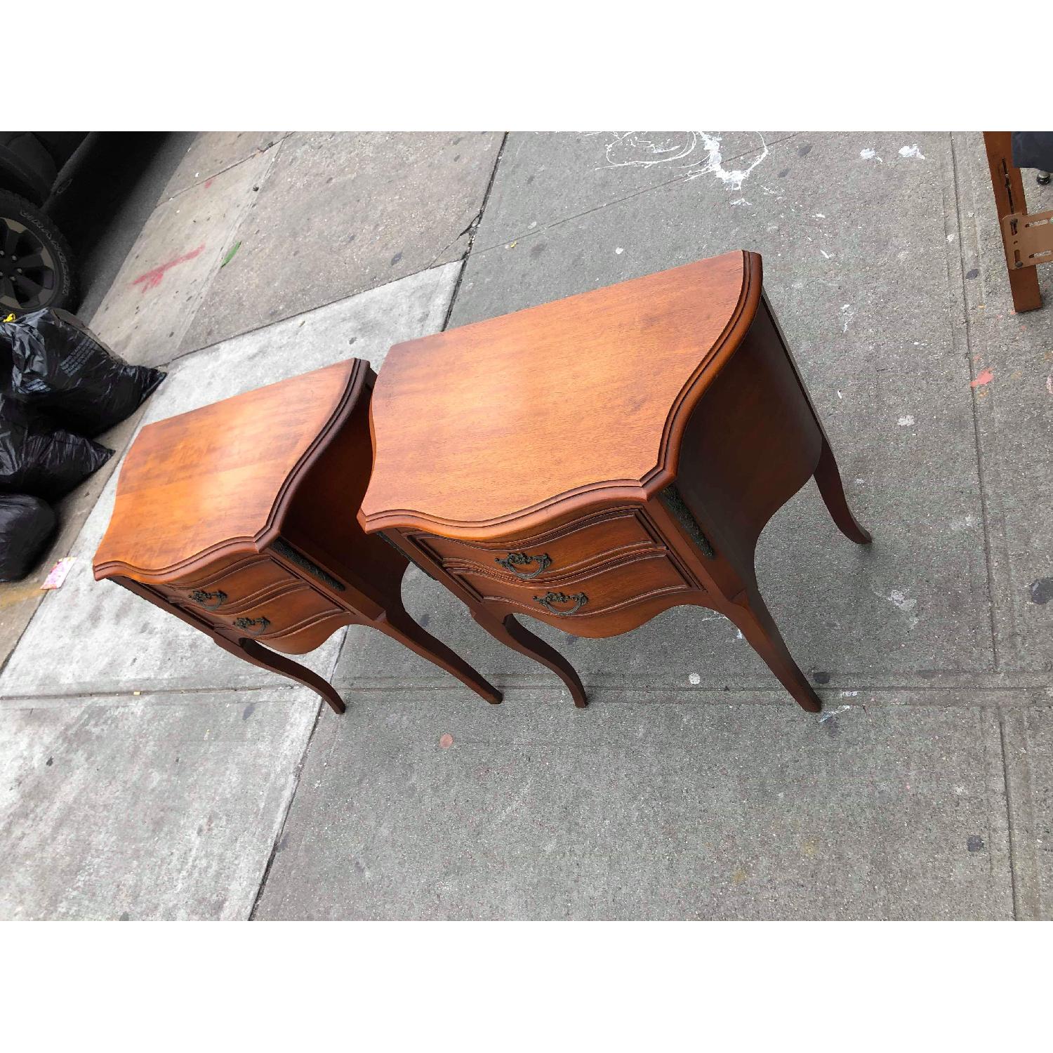 Vintage Louis XV Style Decorated With Brass Nightstand - image-23
