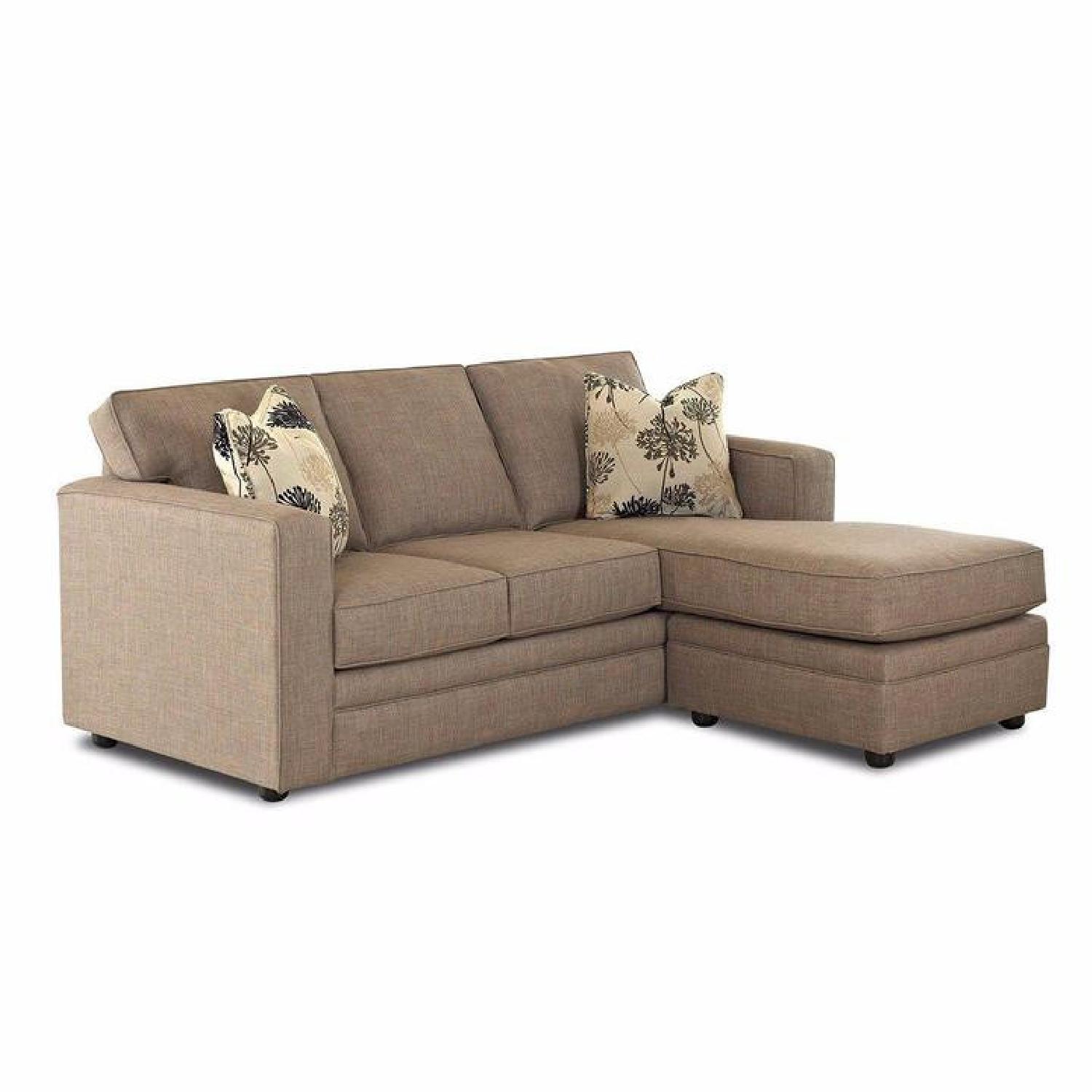 Jennifer Convertibles Reversible Sectional Couch - AptDeco