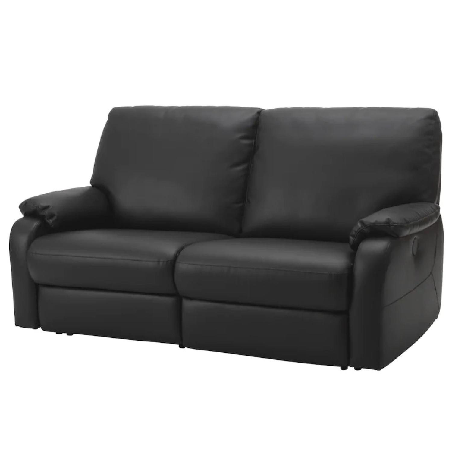 IKEA Leather Sofa - image-0