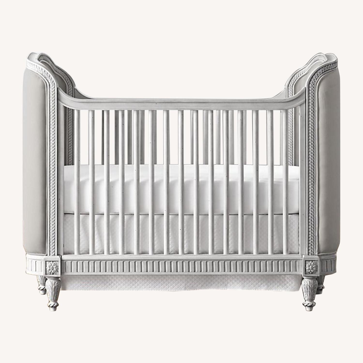 Restoration Hardware Belle Upholstered Crib - image-4