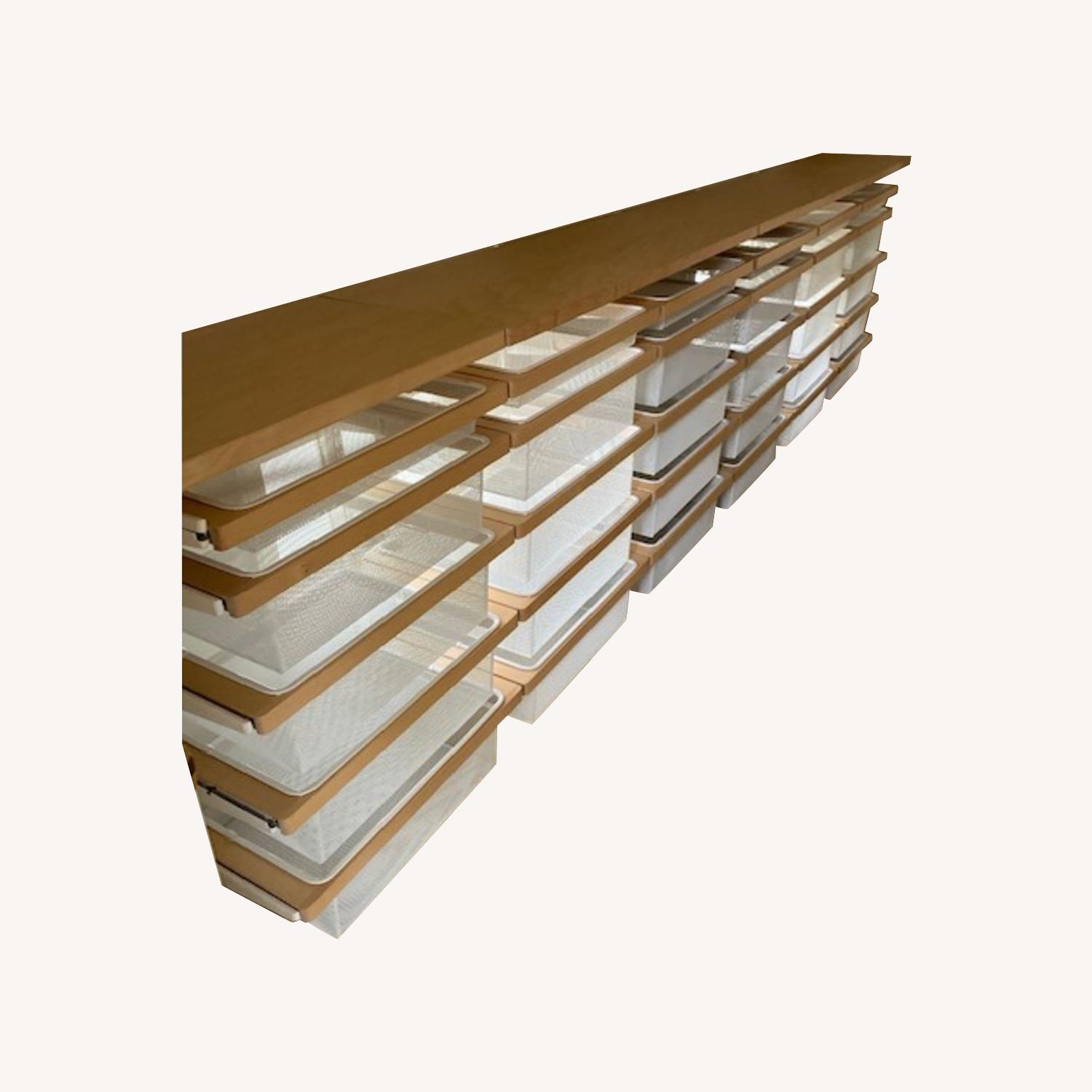 Elfa International Wall Unit in Birch - image-0