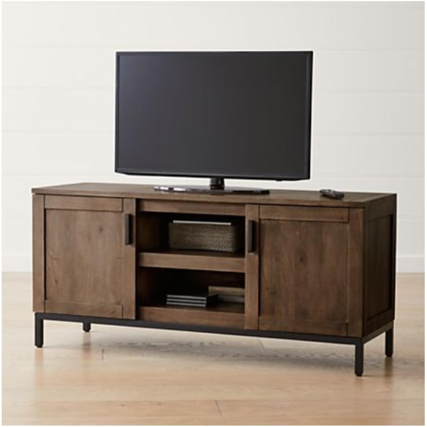 Crate & Barrel Wyatt Grey Media Console - image-4