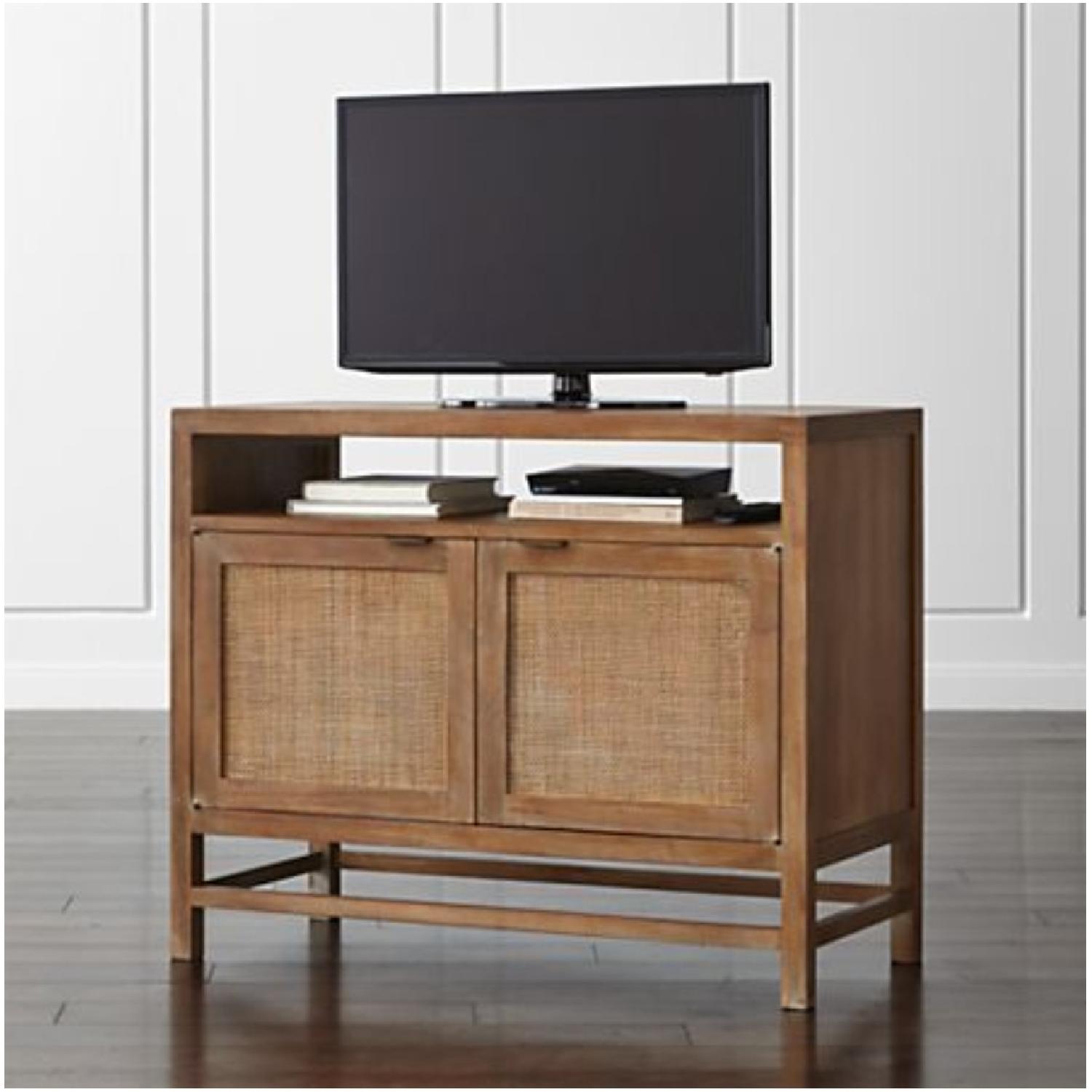 Crate & Barrel Blake Grey 42" Media Console - image-4