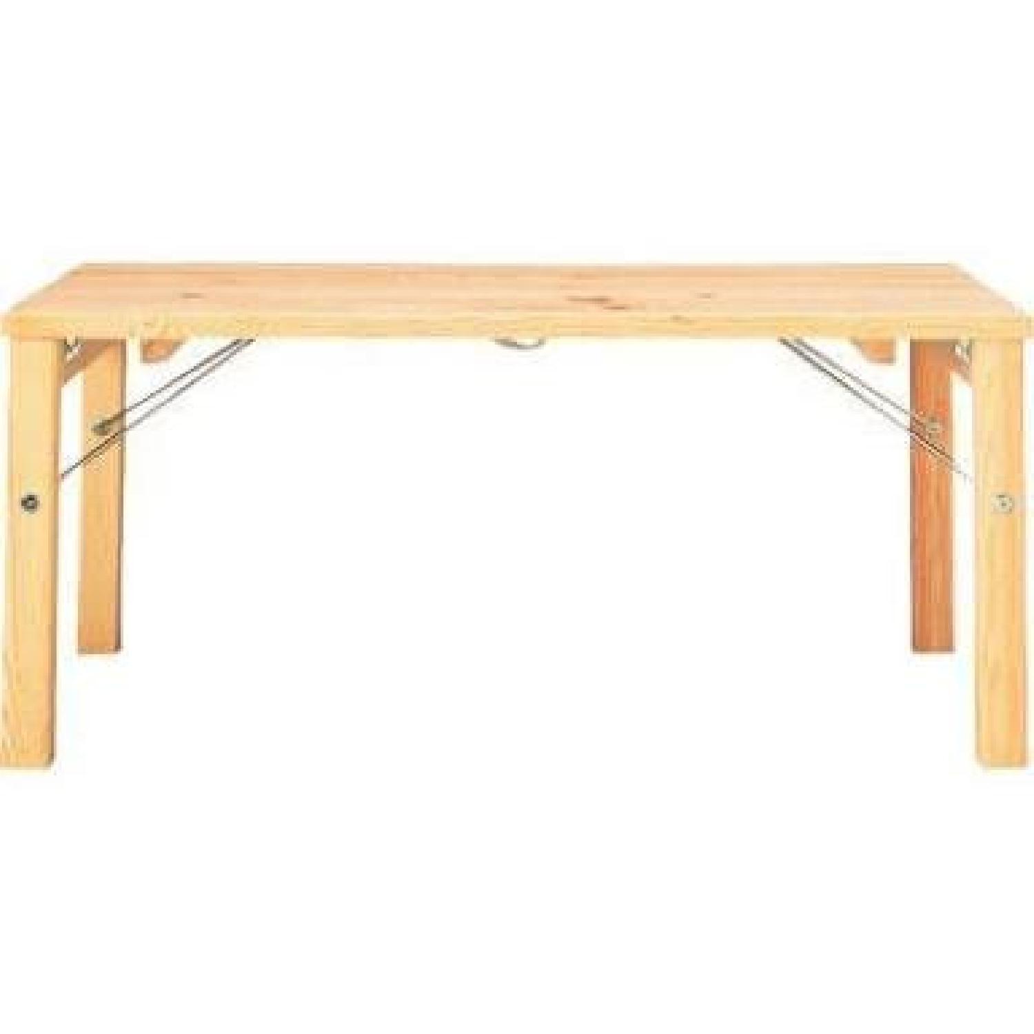 Muji Pinewood Low Coffee Table - image-0