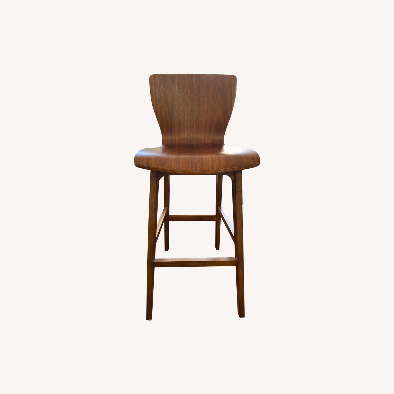 West Elm Wooden Bar Stool AptDeco