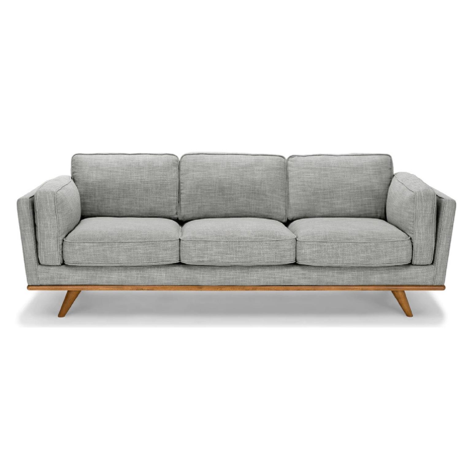 Article Mid-century Inspired Grey Sofa - image-4