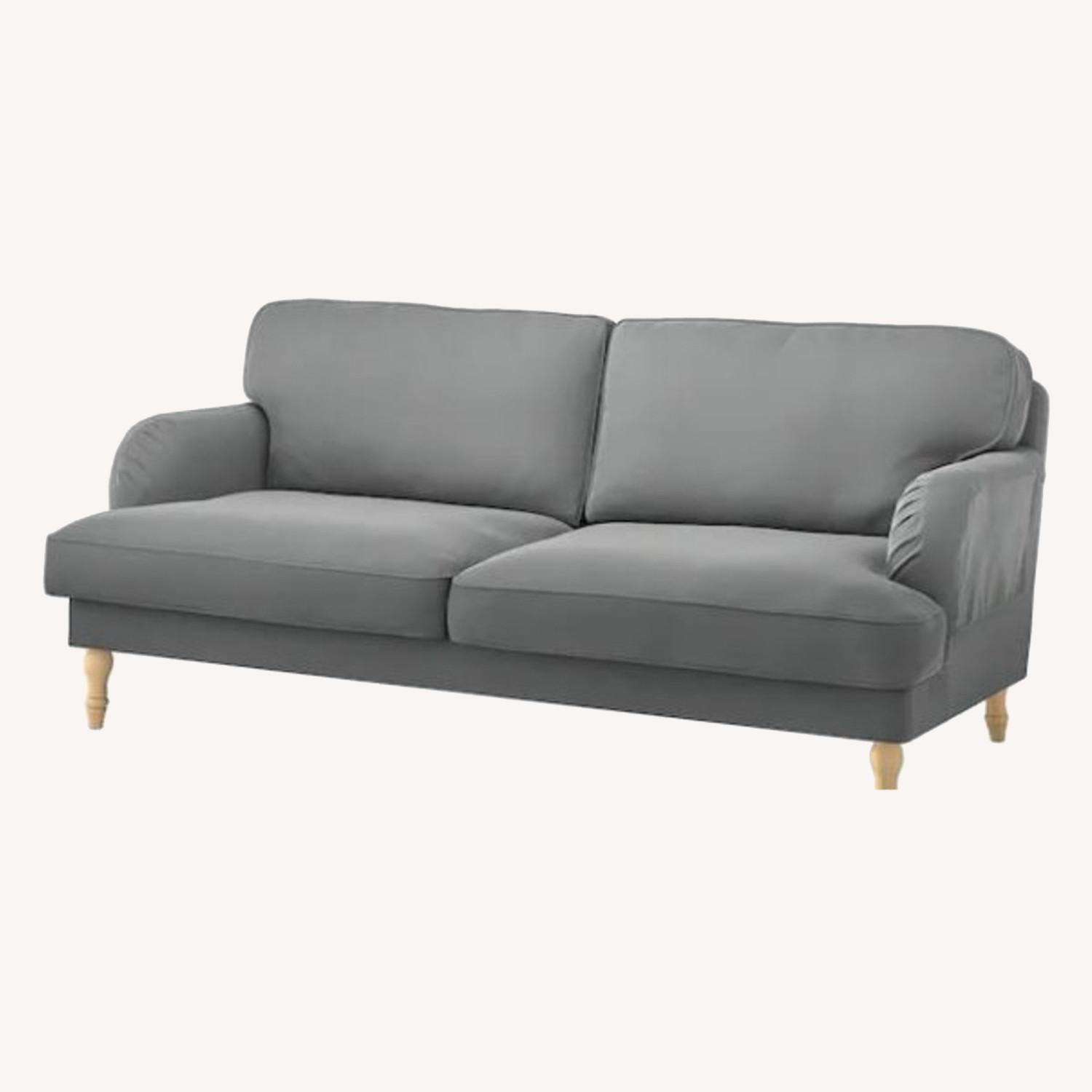 本日最終日SALE！【美品】IKEA ソファー　STOCKSUND 3人掛け IKEA（イケア）STOCKSUND（ストックスンド）肘付3人掛 横幅約199cm