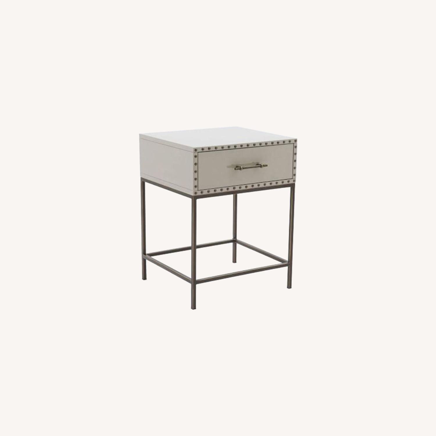 West Elm Nailhead Nightstand - image-0