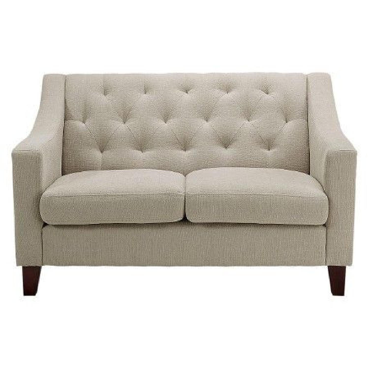 Target Threshold Tufted Loveseat - image-0