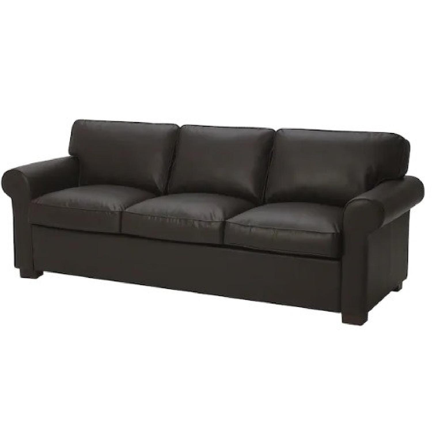 IKEA Dark Brown Sofa - image-4