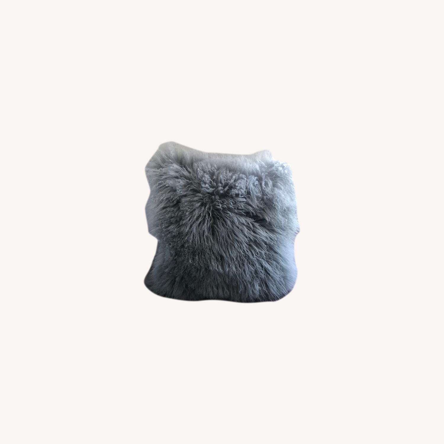 West Elm Mongolian Lamp Throw Pillow - image-0