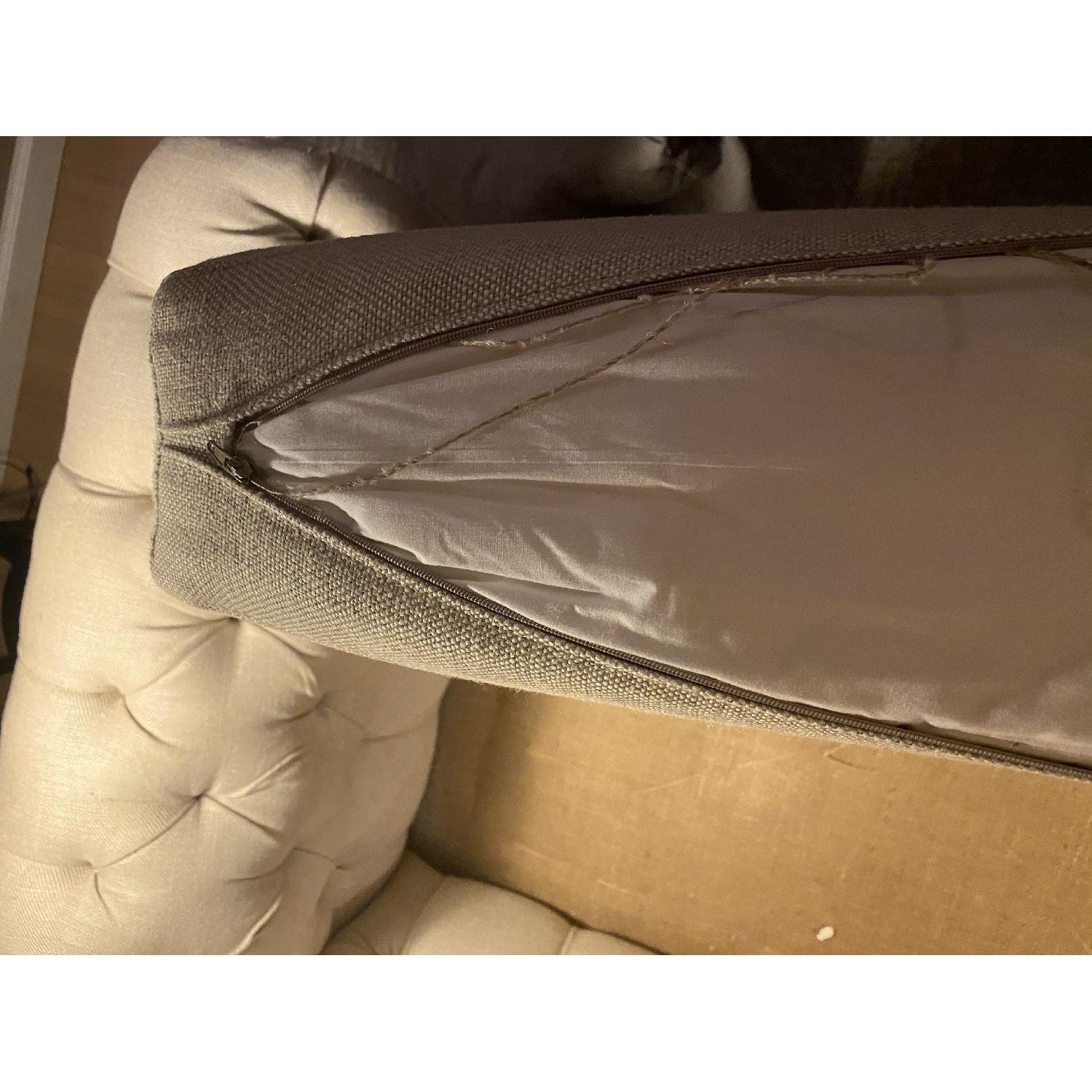 Restoration Hardware Deconstructed Chesterfield Sofa - image-5