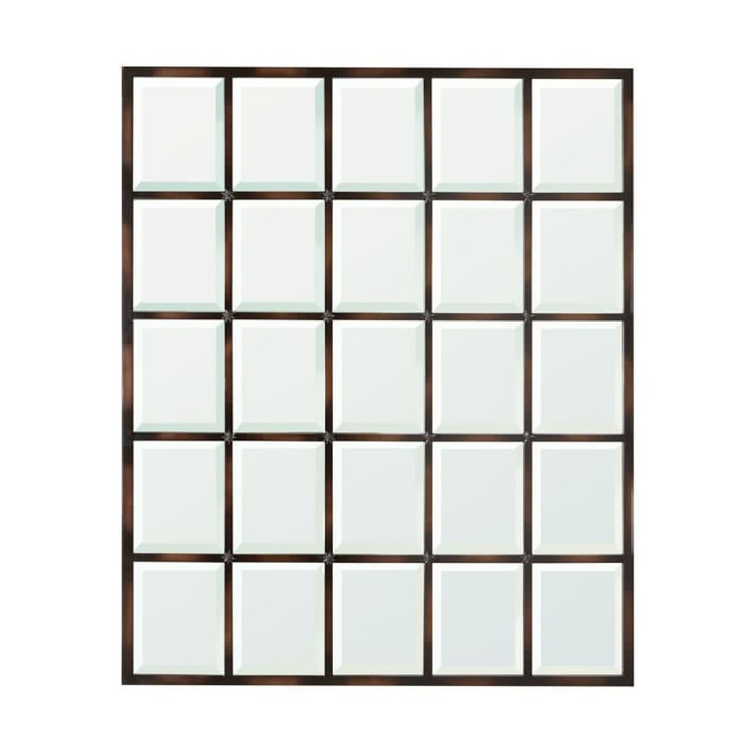 Pottery Barn Large White Eagan Mirror - image-0