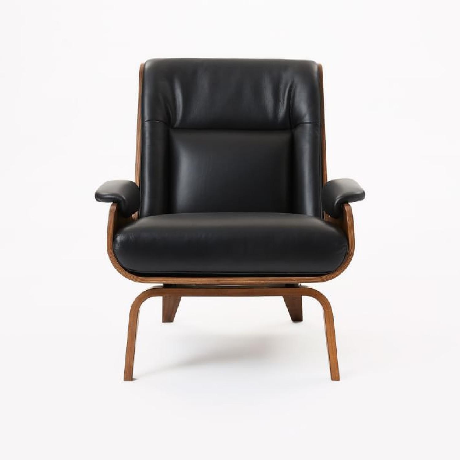 West Elm Paulo Bent Ply Leather Chair - image-6