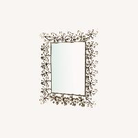 Peacock mirror 鏡　ミラー Vintage Peacock Compact Mirror - For Repair | eBay