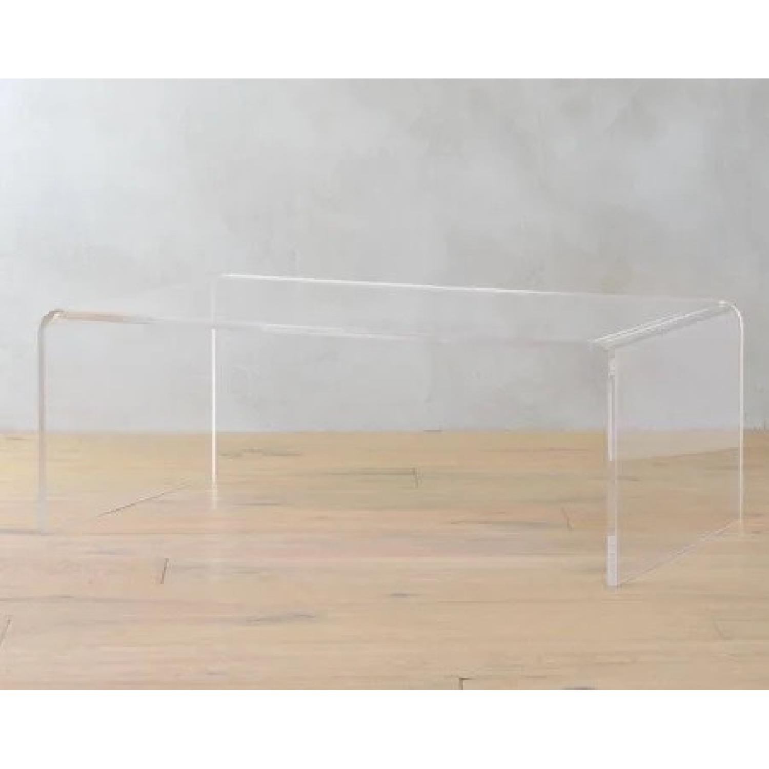 CB2 Glass Coffee Table - image-6