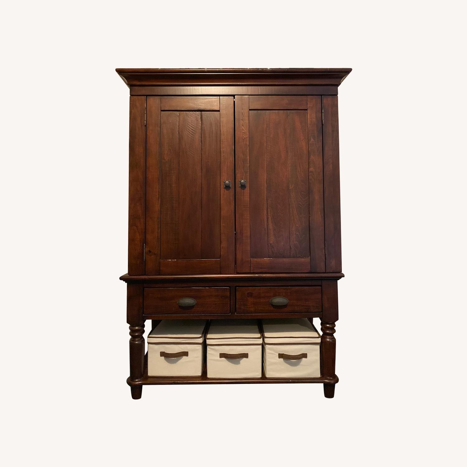 Pottery Barn Armoire AptDeco