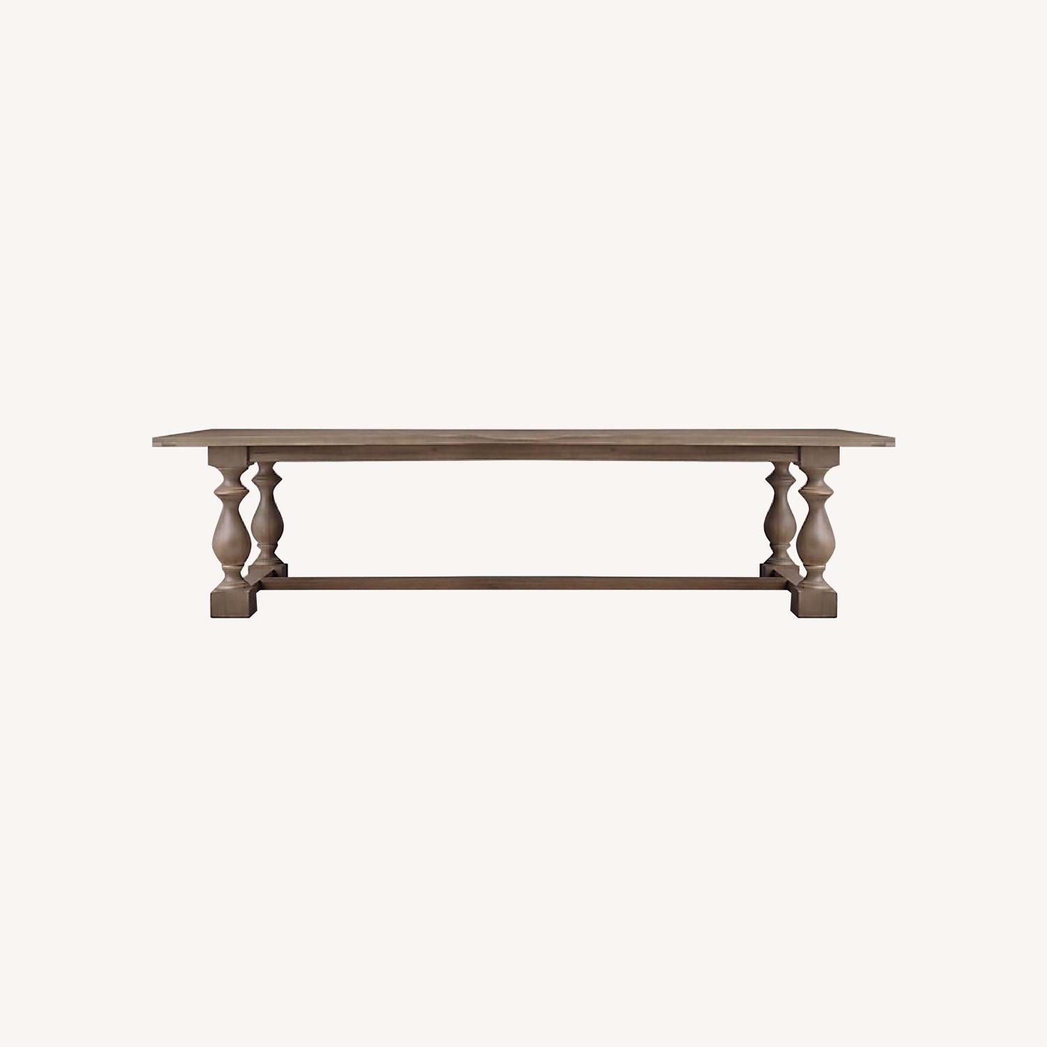 Restoration Hardware Wood Dining Table AptDeco