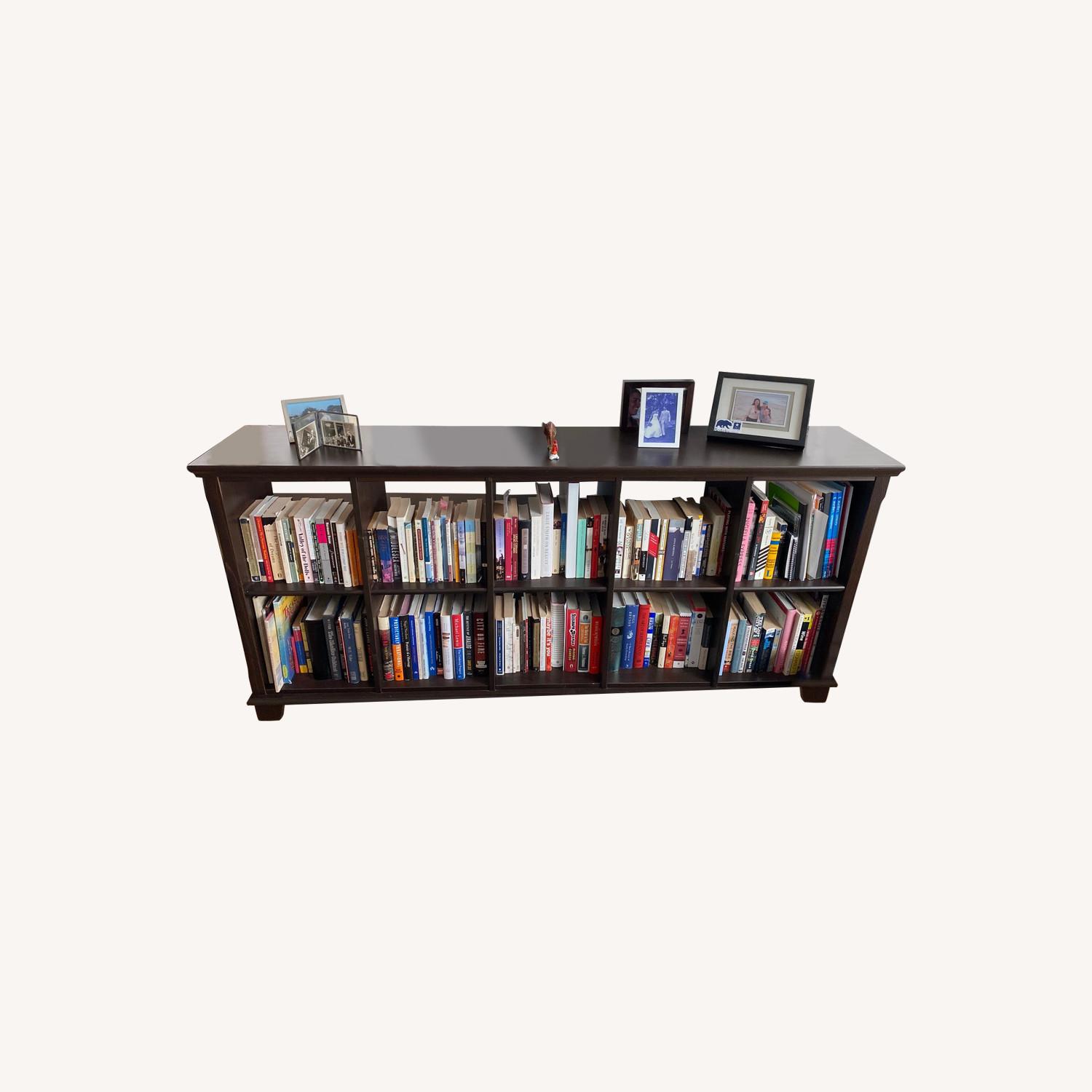 Long Low Bookshelf AptDeco