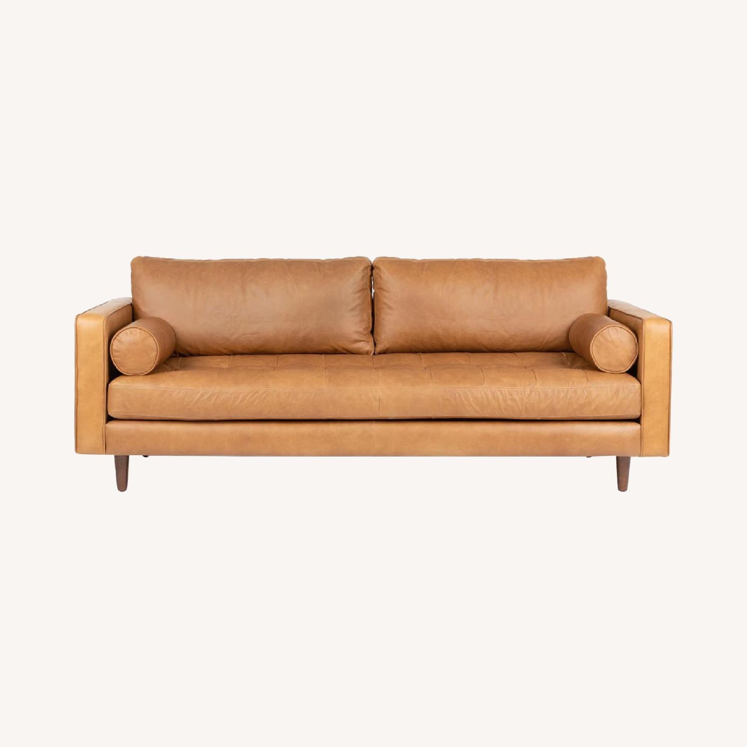 Article Sven Leather Couch AptDeco