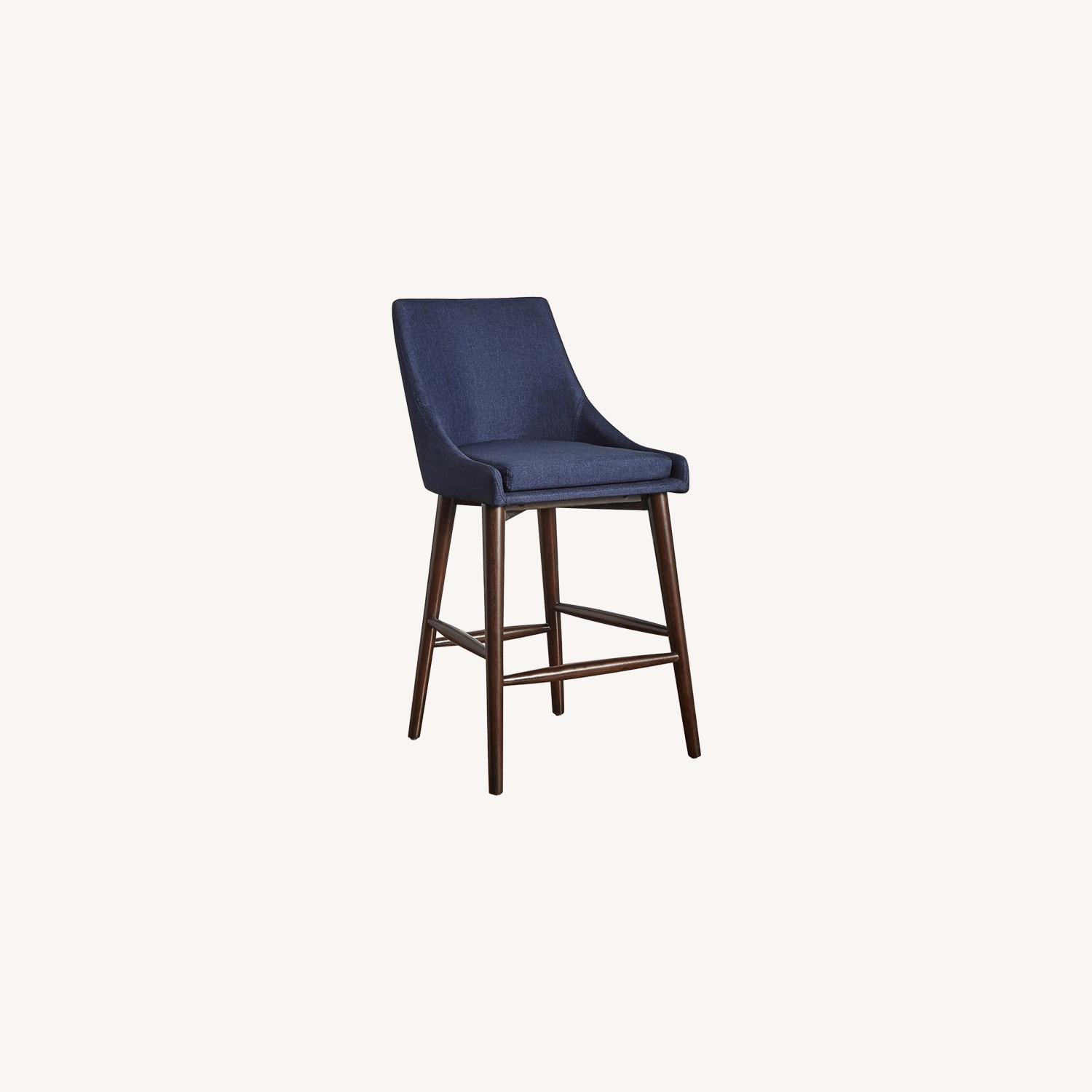 InspireQ Blue Counter Height Chair AptDeco