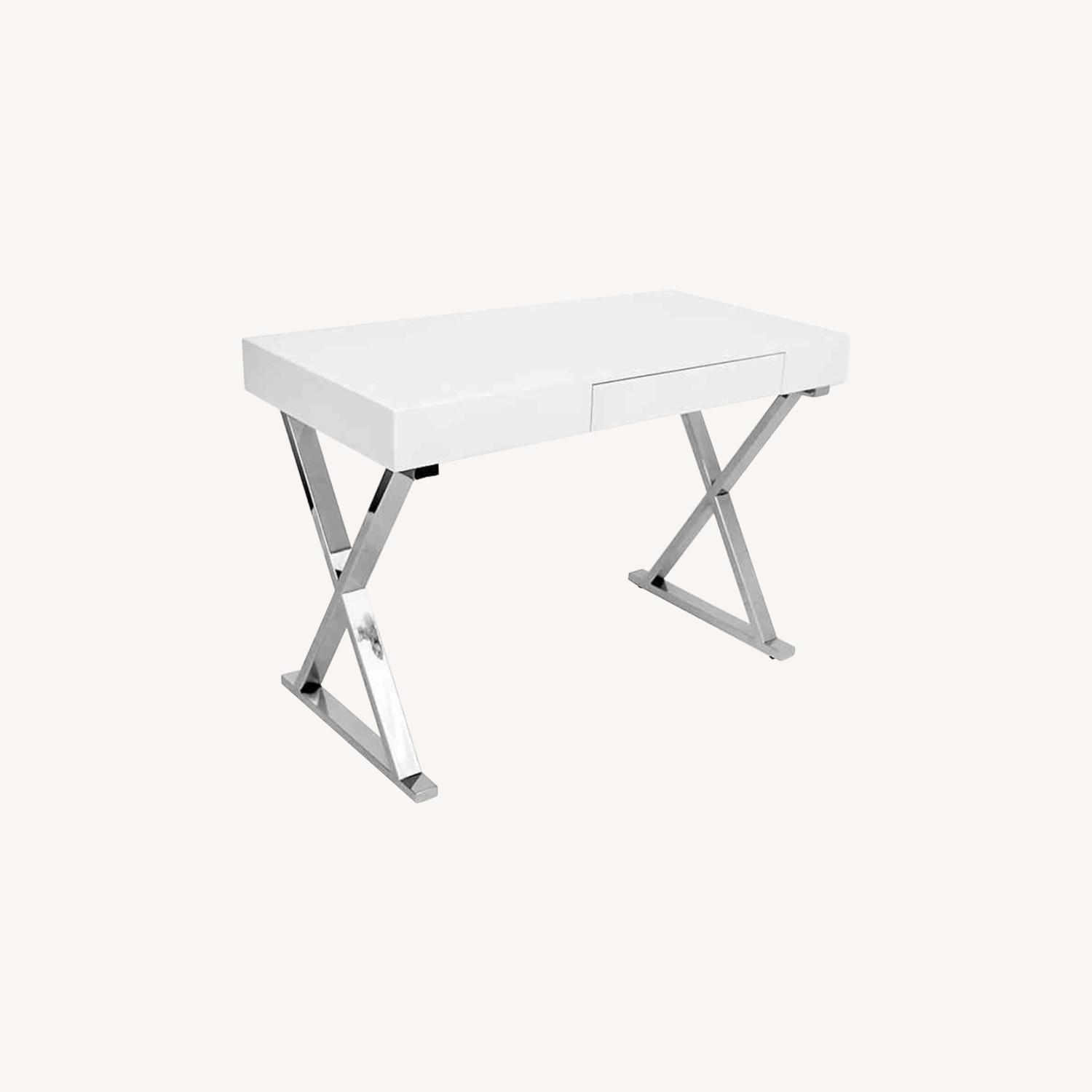 Lumisource Luster White Desk - image-3