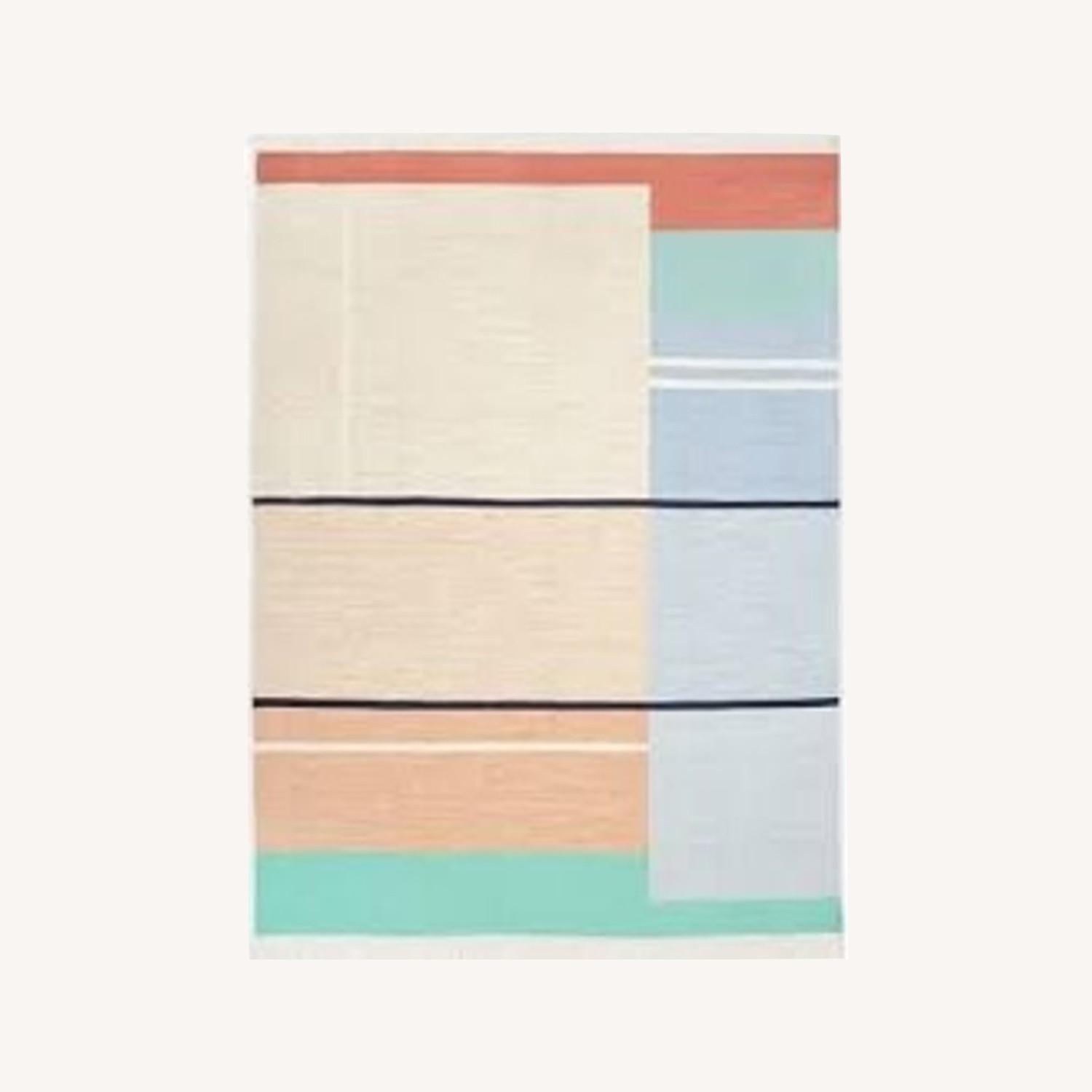 West Elm Offset Ombre Performance Rug AptDeco
