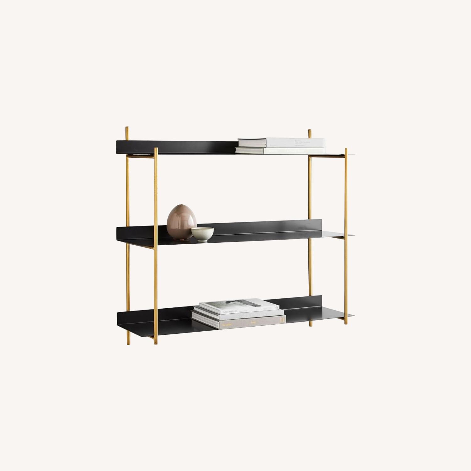 West Elm Floating Lines Wall Shelf AptDeco