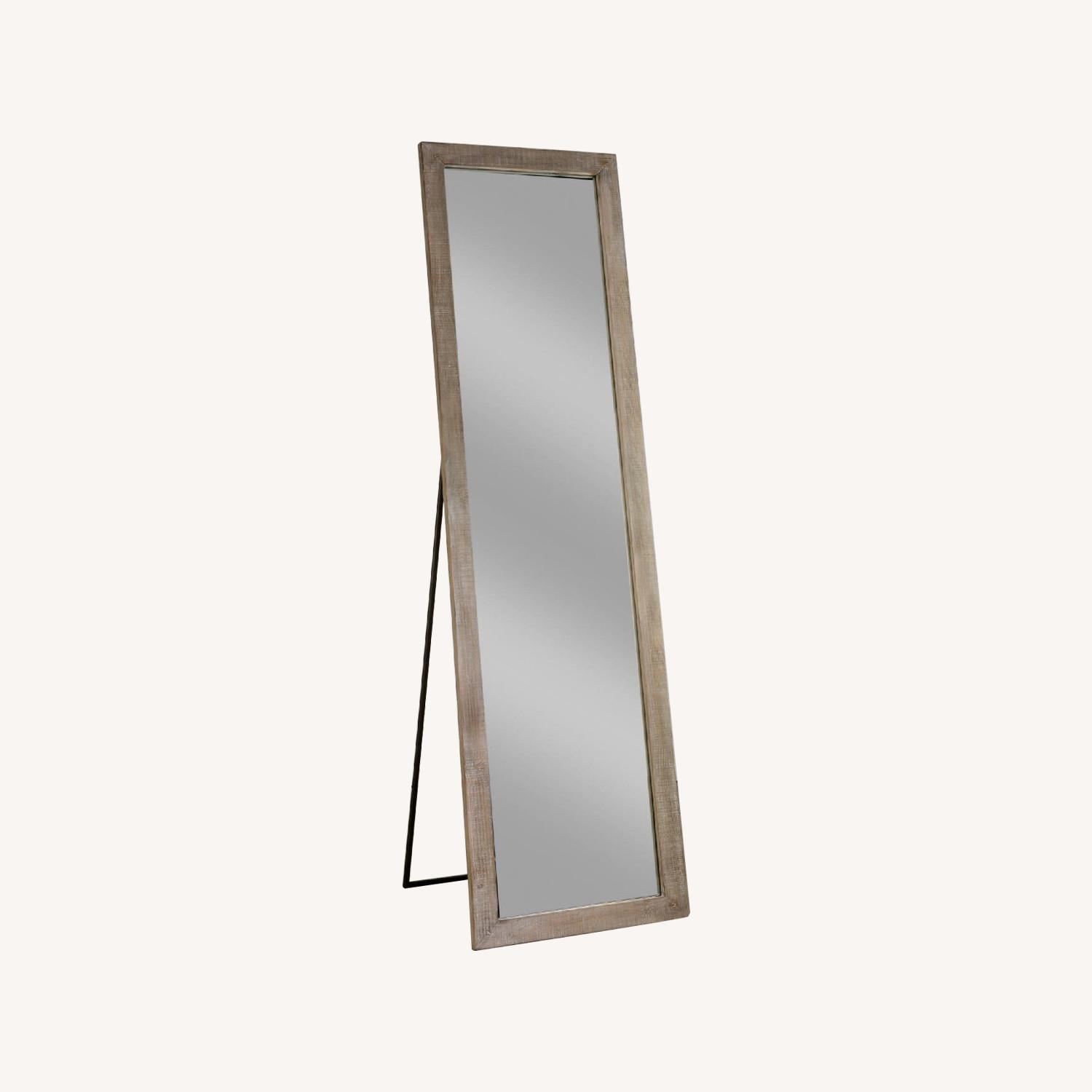 Wayfair Natural Wood Standing Floor Length Mirror AptDeco