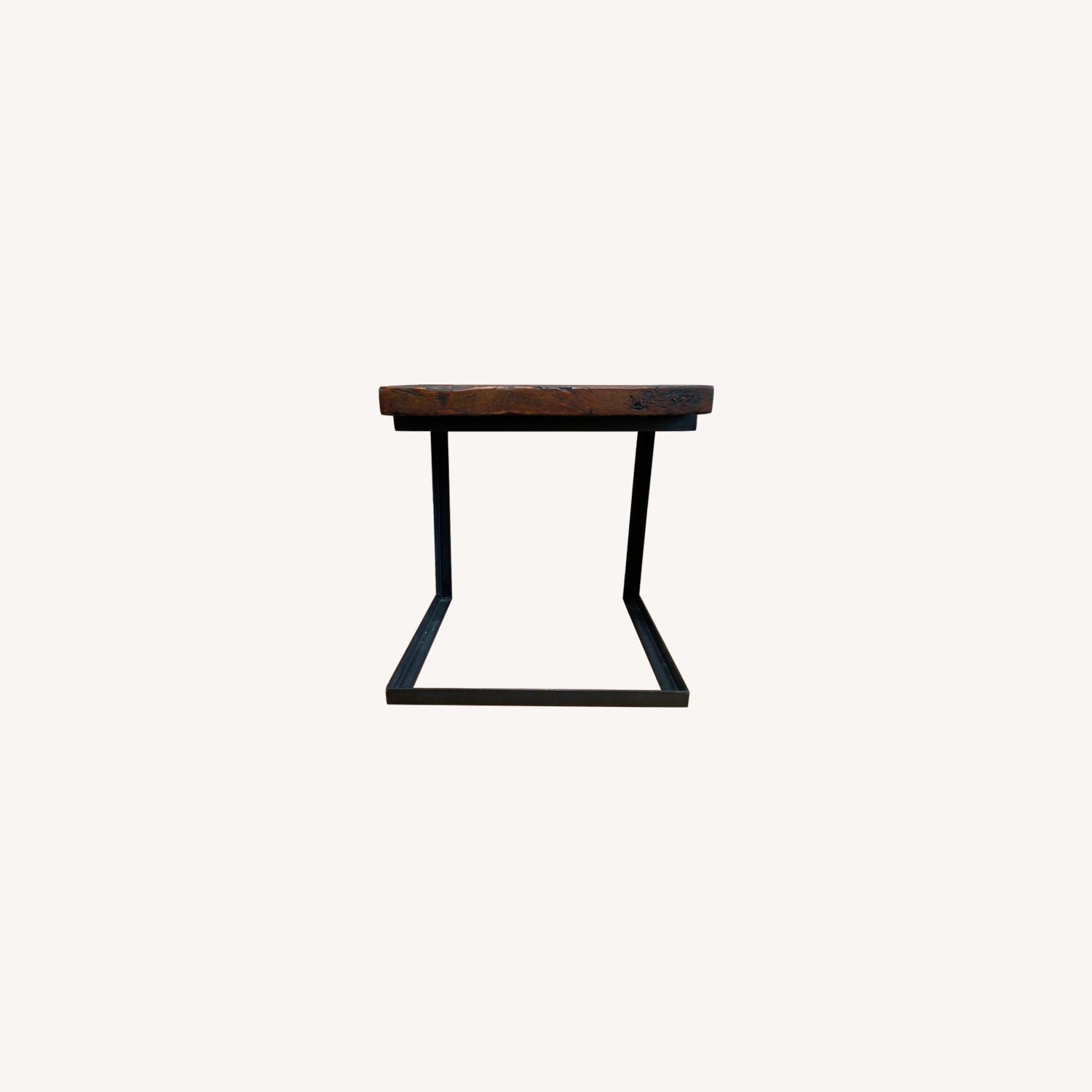 Reclaimed Wood Custom Side Table - image-0