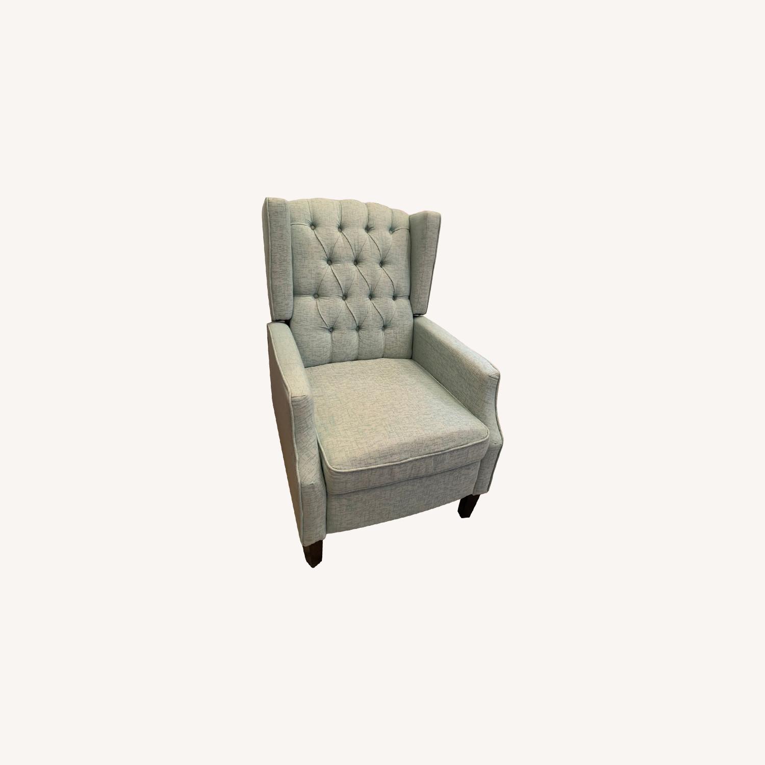 Wayfair Blue/Green Manual Recliner - image-0