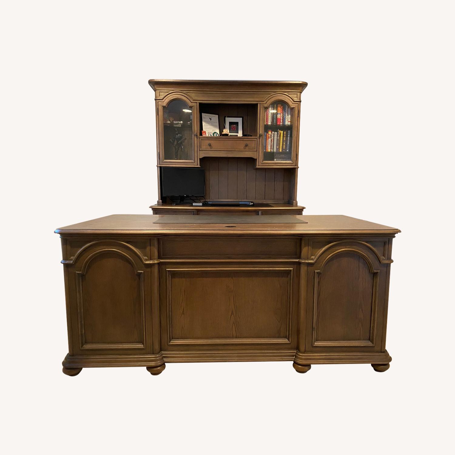 Riverside Furniture Executive Desk and Hutch - image-5
