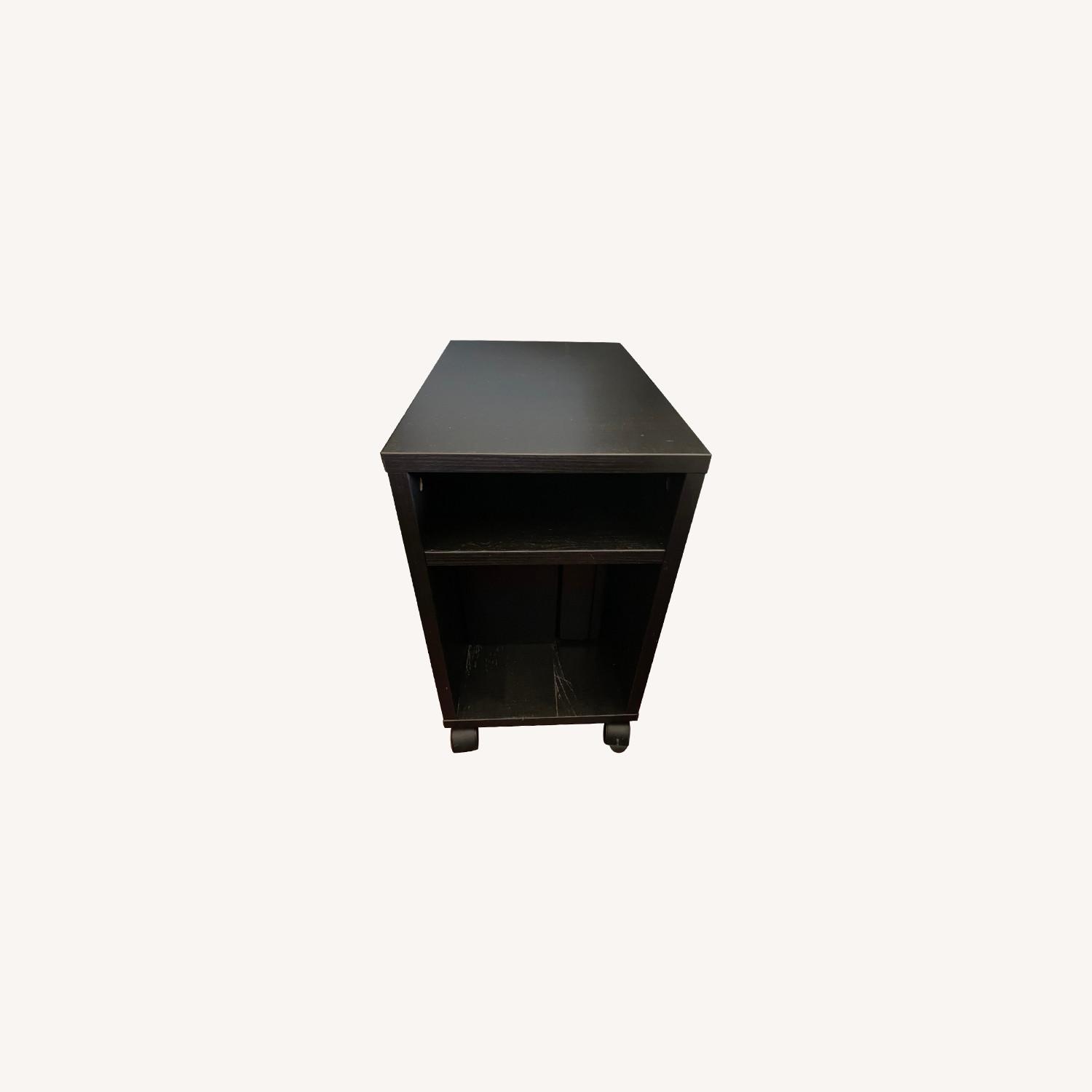 IKEA Malm Nightstand on Casters AptDeco