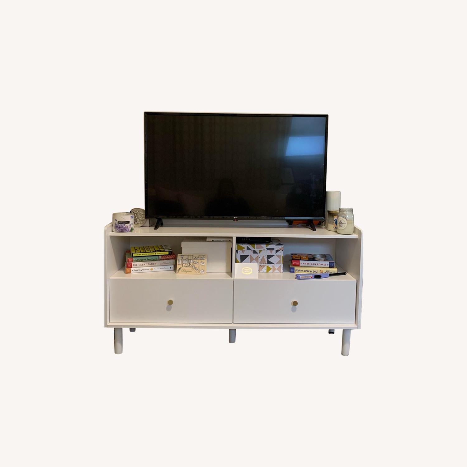 Target White Media Console AptDeco