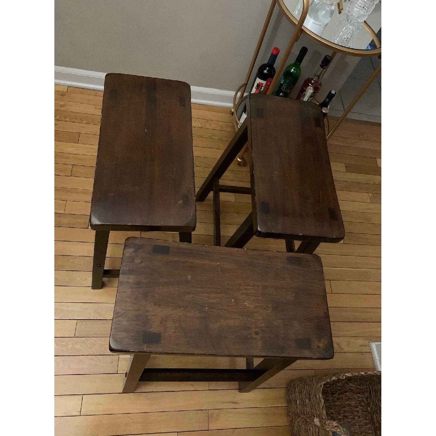 Expandable Hightop Table and stools - image-5