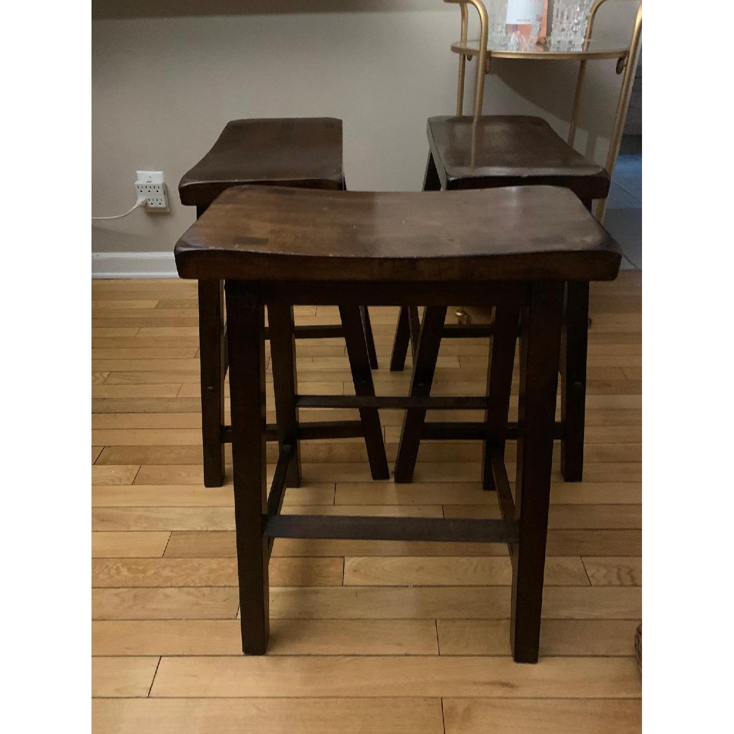 Expandable Hightop Table and stools - image-6