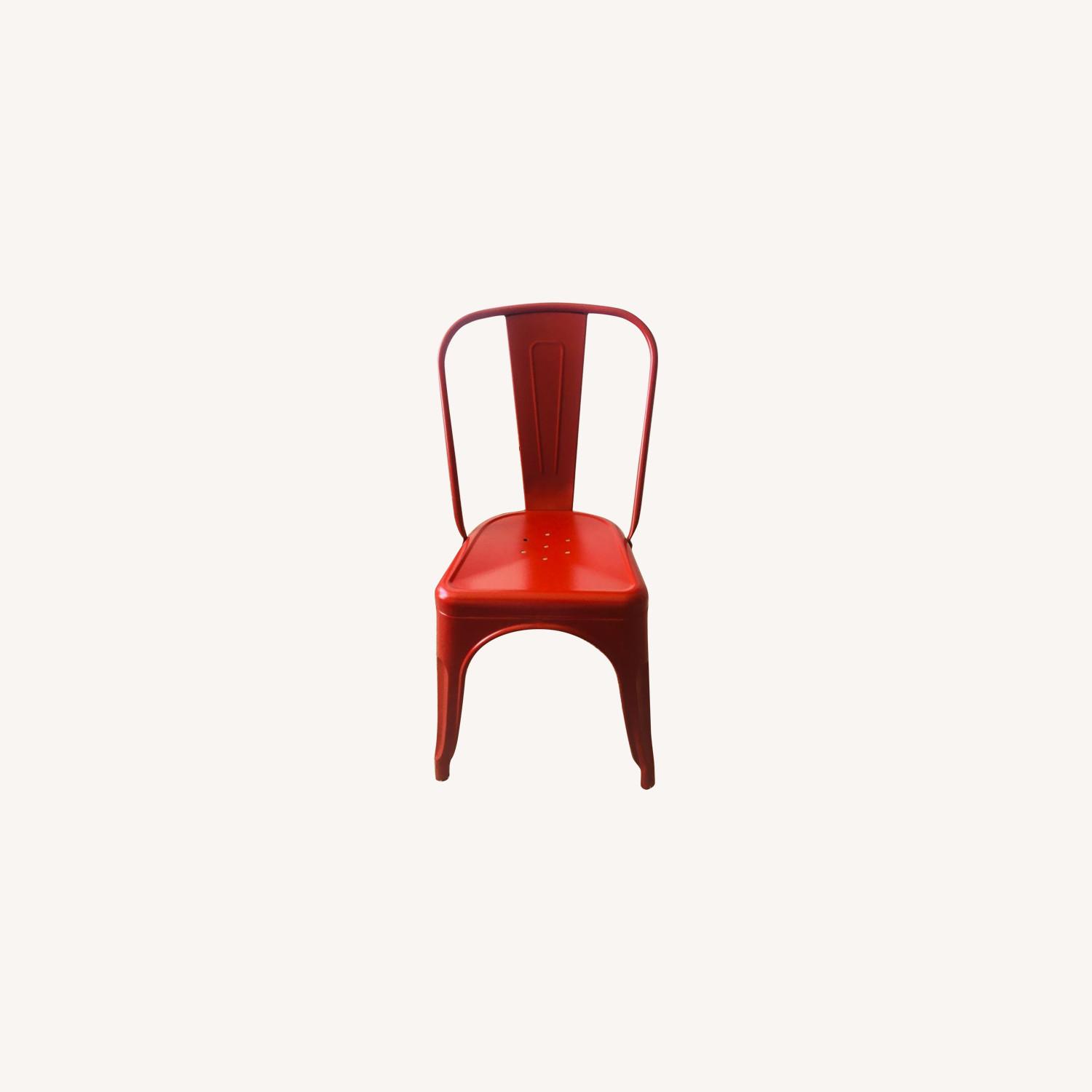 Wayfair 4 Red Chairs - image-0